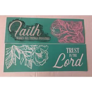 Faith/Trust In The Lord 12x18 Chalk Couture Transfers